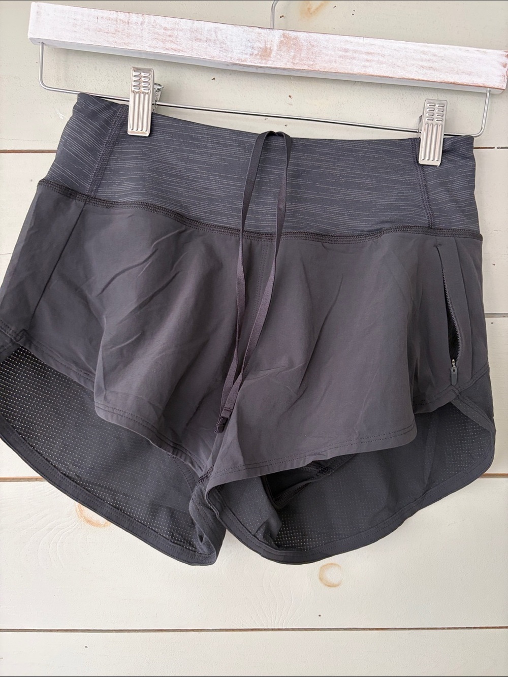 Lightweight and breathable Outdoor Voices running shorts in classic black 🖤